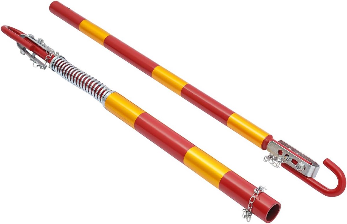Gedempte Sleepstang 5 Ton Met Veerbuffer - Robuuste Sleephulp voor Auto en Bestelbus