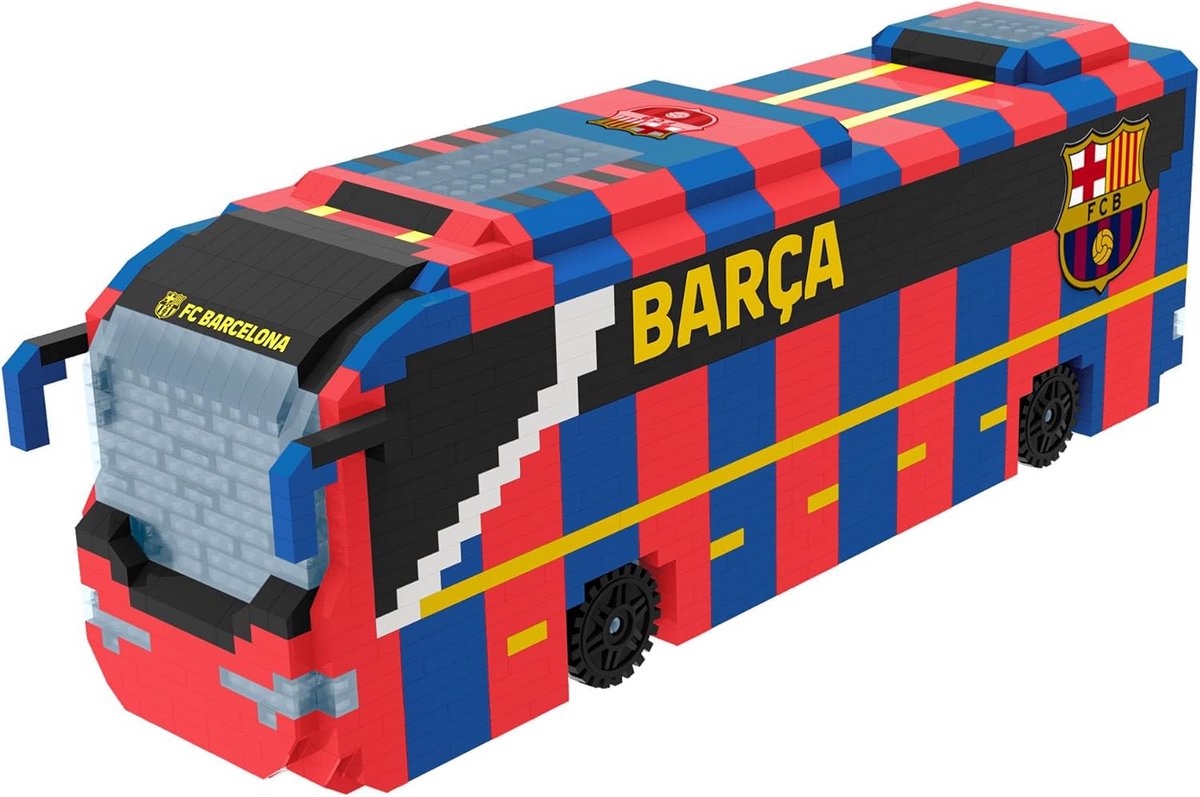 BRXLZ 3D Bouwset Voetbalcoach – Geschikt voor Fans van Voetbalclubs