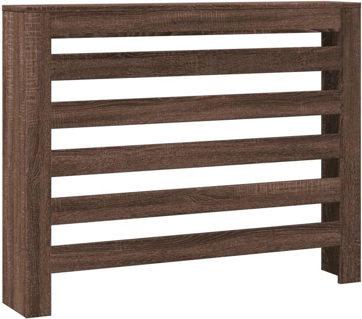 Houten Radiatorombouw - Verwarming Afdekking - 104x20x82 cm Eikenkleur