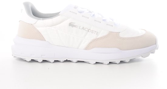 Lacoste heren sneaker Active evo H suède en nylon wit