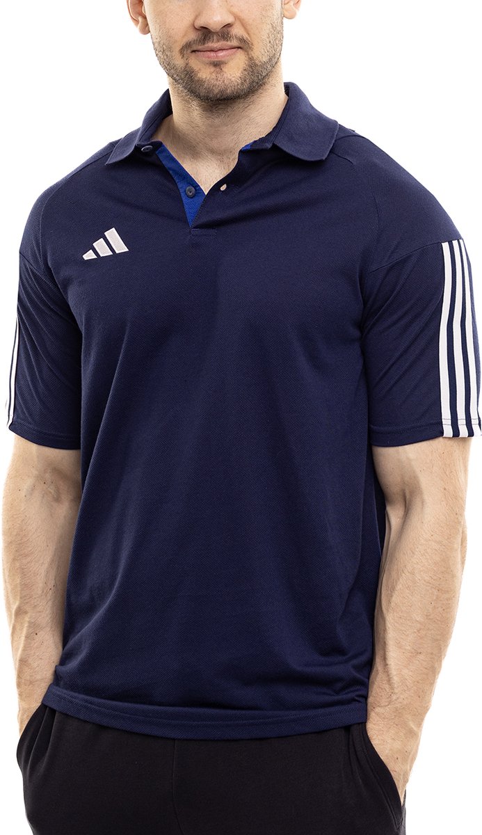 adidas Sportshirt Heren Tiro 23 – Polyester Blauw