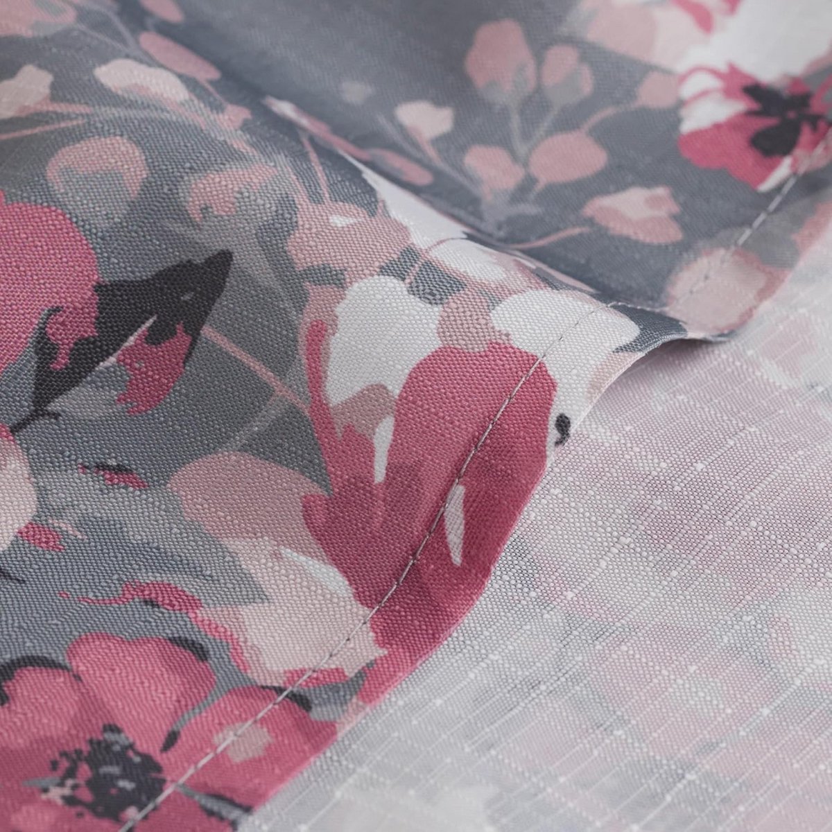 Tafelkleed Patels Grijs Bloemmotief 145 x 220 cm Afwasbaar Polyester