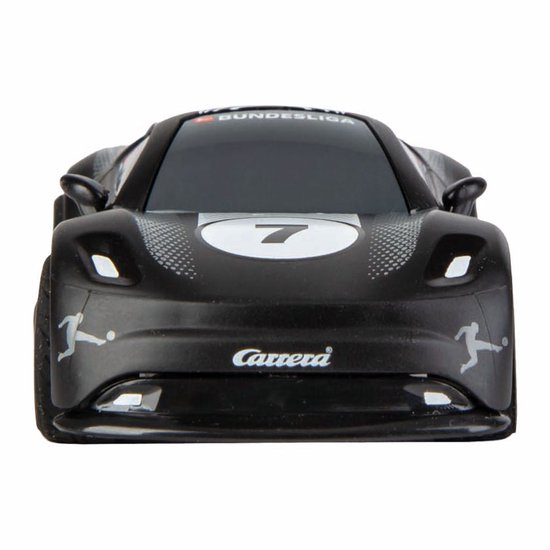 Carrera RC voertuig - Mini RC Auto - Voetbal - Bundesliga - Zwart - 2,4GHz RC Model Kant en Klaar - 1:43