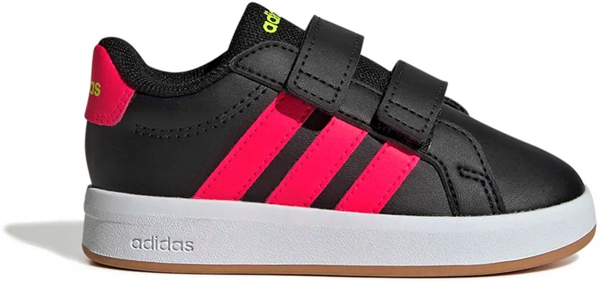 Adidas Grand Court 3.0 Core Black / Lucid Red / Lucid Lemon