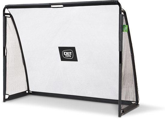 EXIT Coppa Stalen Voetbaldoel 220x170cm - Voetbal Goal - Voor Kinderen - Tuin - Zwart