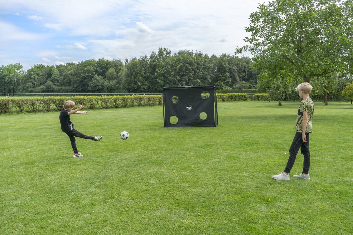 EXIT Coppa Stalen Voetbaldoel 220x170cm - Voetbal Goal - Voor Kinderen - Tuin - Zwart — afbeelding 7