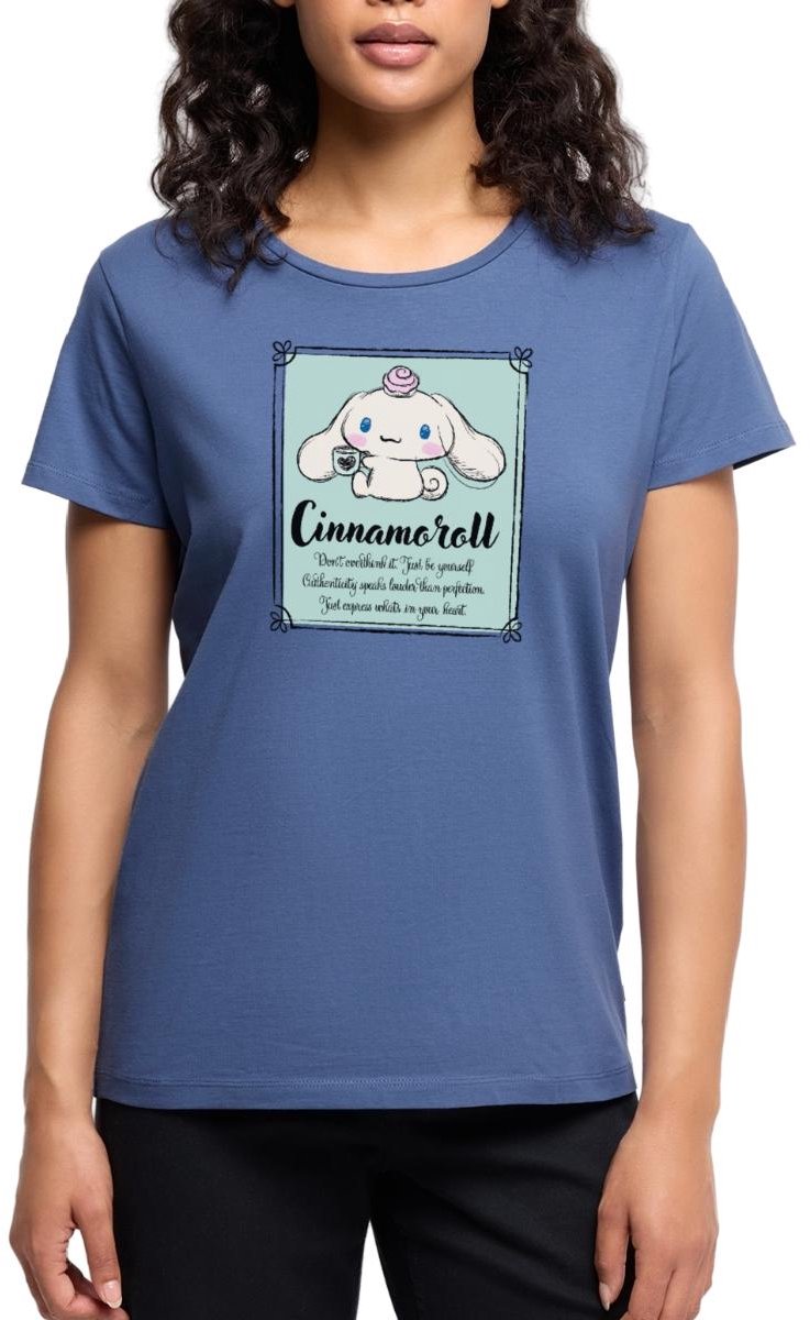 Cinnamoroll Don't Overthink It. Just Be Yourself Premium T Shirt Dames
