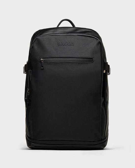 Bagga- Padel backpack Zwart- Rugzak met Racketvak - Waterdicht - Werk en Padel in 1 tas