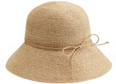 Raffia Cloche – Strohoed Dames Zonnehoed UV Bescherming - Maat: M-L: 58 cm - Naturel