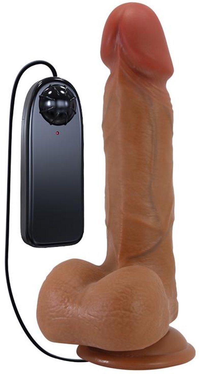 BAILE - BAHAMUT REALISTIC VIBRATOR 21.8 CM FLESH REMOTE CONTROL - - ONESIZE