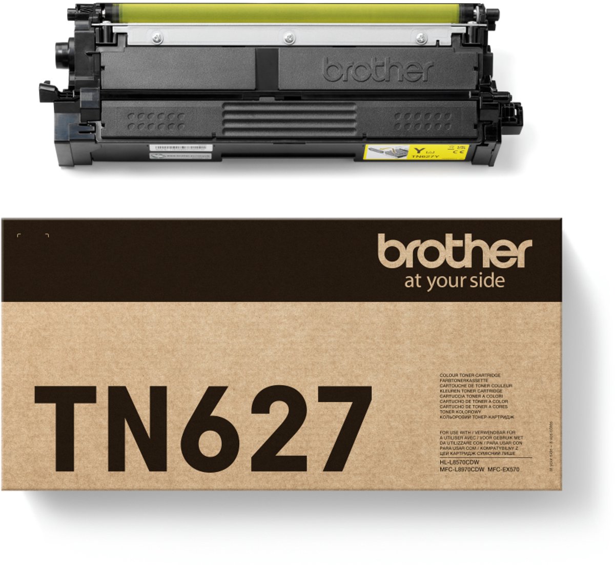 Brother TN-627Y tonercartridge 1 stuk(s) Origineel Geel