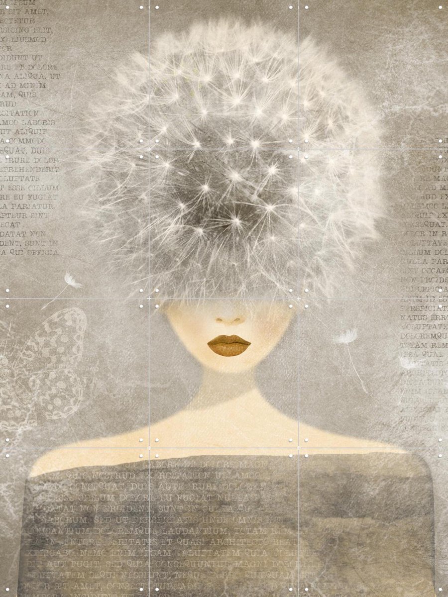 IXXI Summer Coupe, Mirjam Duizendstra - 60 x 80 cm - Gratis ophangtool - Grote wanddecoratie en posters - Illustraties, Digitale Kunst, Grafisch