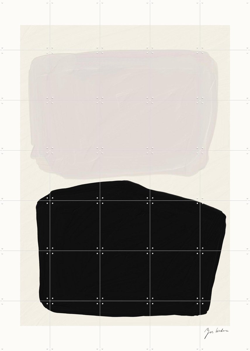 IXXI Abstract No 1, Zoe Wodarz - 100 x 140 cm - Gratis ophangtool - Grote wanddecoratie en posters - Minimalisme, Grafisch Ontwerp, Abstract