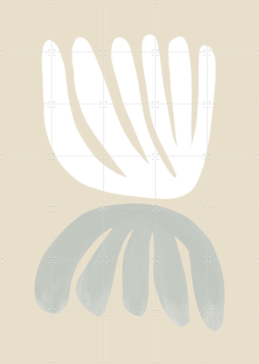IXXI Modern Coral I, Bohomadic Studio - 100 x 140 cm - Gratis ophangtool - Grote wanddecoratie en posters - Abstract, Minimalisme, Illustraties