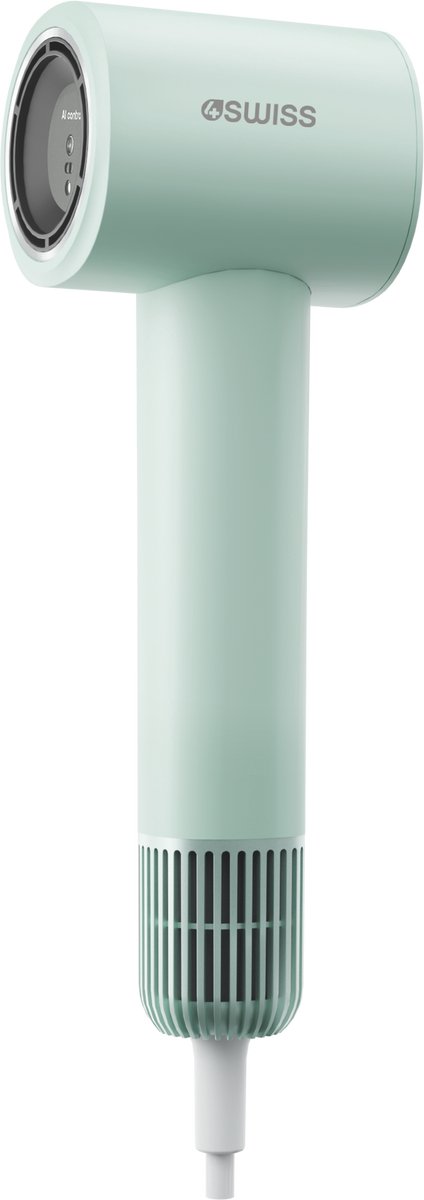 4SWISS F326 SmartAI+ Mint - Haardroger - 1000W - Met ionisatie - 5 niveaus voor Temperatuurregeling - 2 Snelheidsstanden - Met koude luchtstroom - Mint