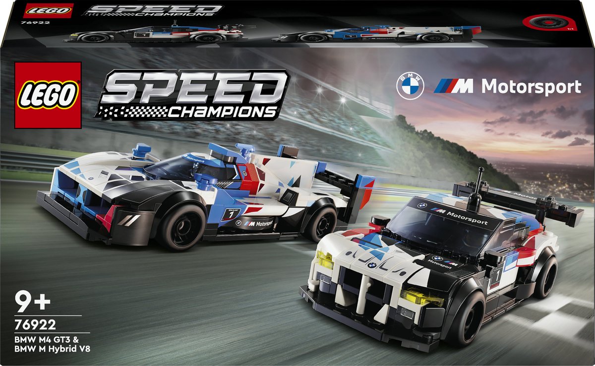 LEGO Speed Champions BMW M4 GT3 & BMW M Hybrid V8 racewagens - 76922 — afbeelding 19