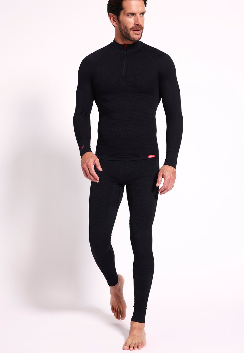 Damart - Thermobroek voor heren Energy Thermolactyl 5 - Heren - Zwart - S/M