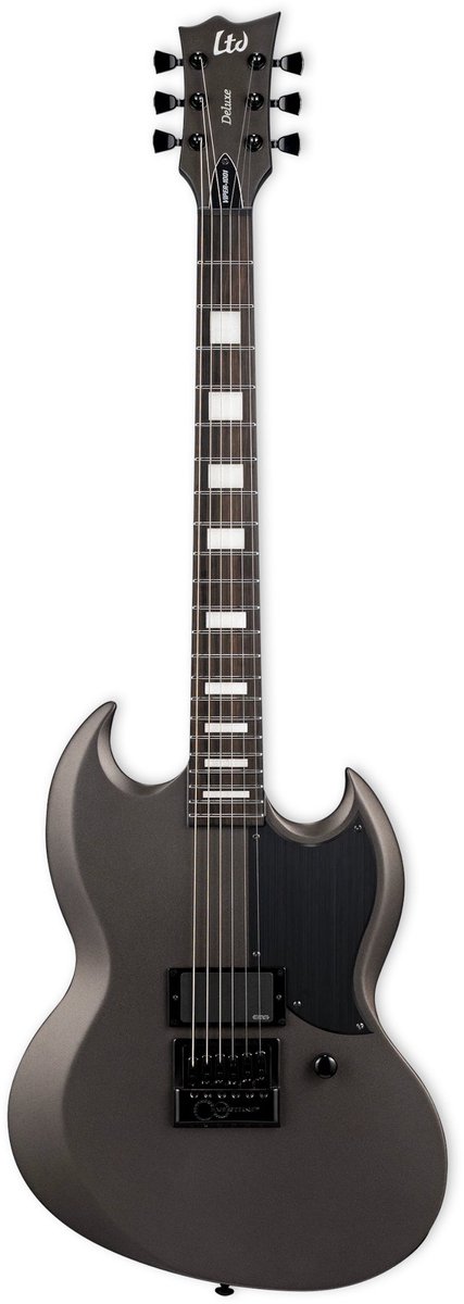 ESP LTD VIPER-1001 EverTune Charcoal Metallic Satin elektrische gitaar
