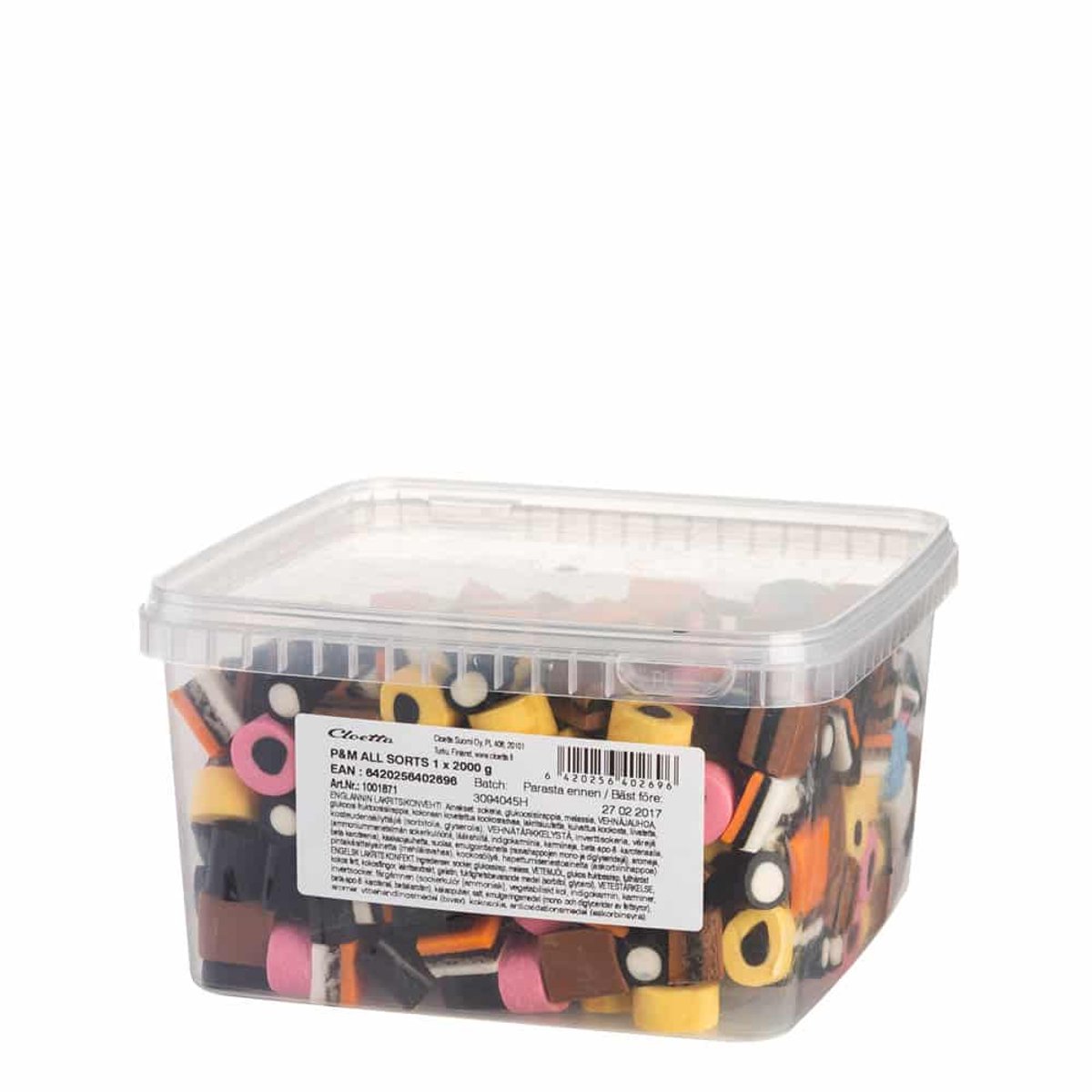 CLOETTA P&m engelse drop (2 kg)