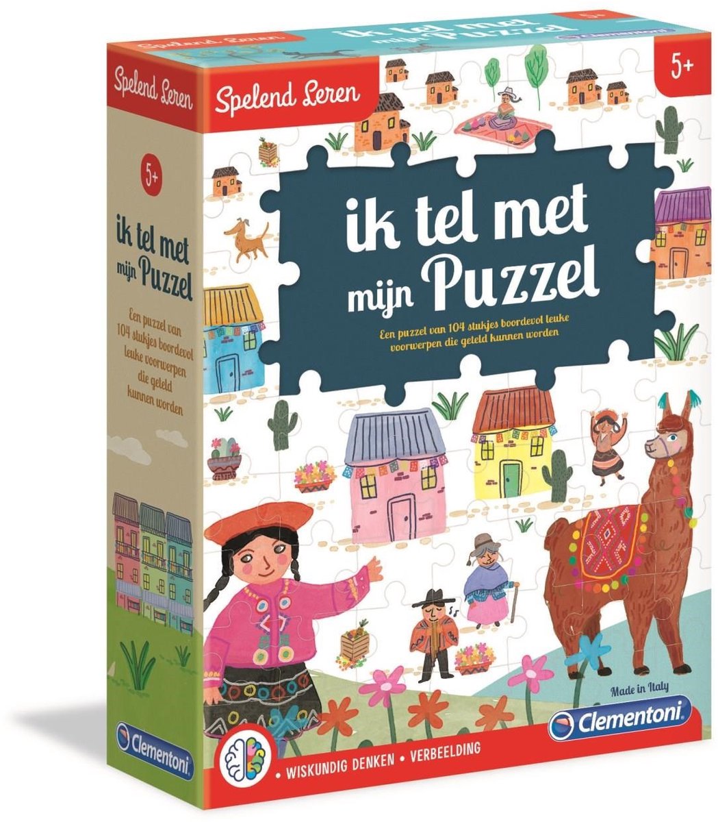 Clementoni - Spelend Leren - Telpuzzel Educatief spel