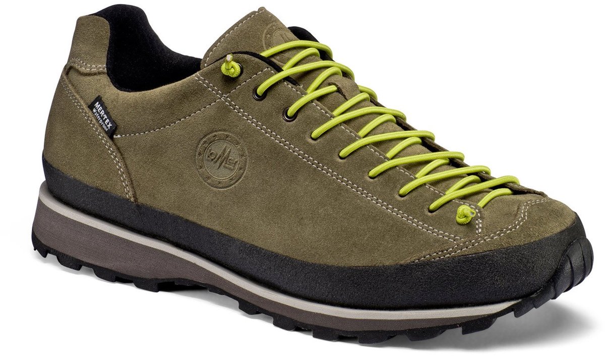 Lomer Bio Naturale Low MTX Wandelschoenen Truffle/Lime Bruin