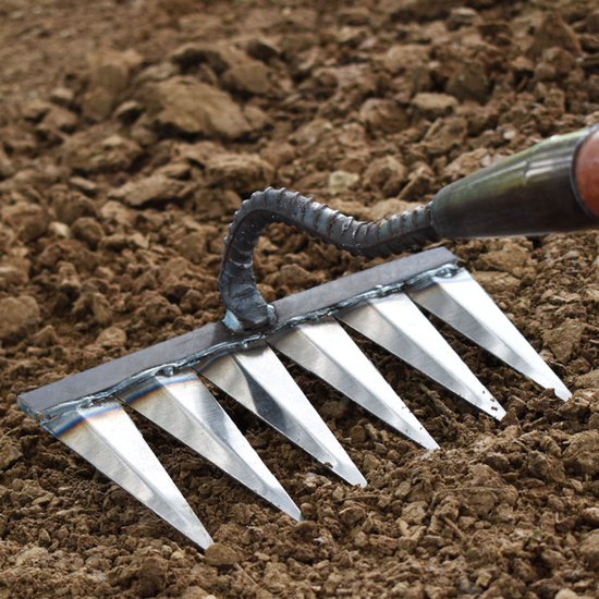 Tuin Hark - Staal - Scherpe - Verticuteermachine - Handhark — afbeelding 3