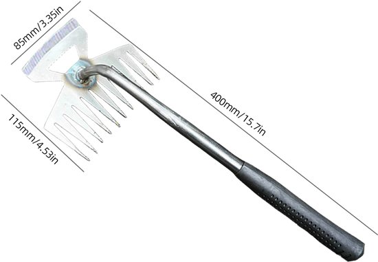 Tuinhark - Mangaan - Staal - Hand - Schop — afbeelding 5
