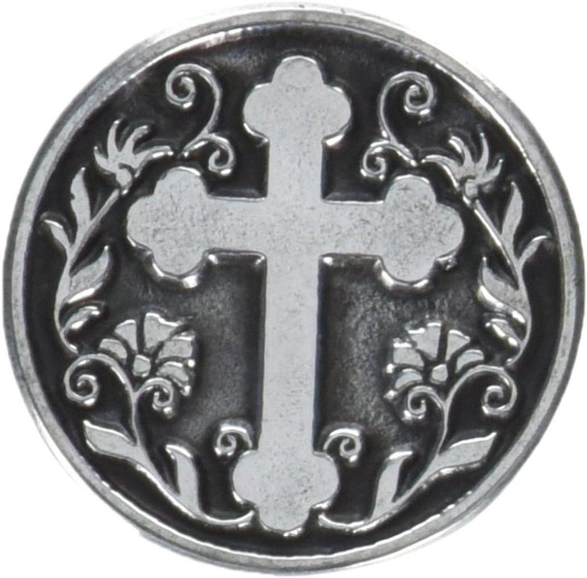 Religieus Cadeau - Spirituele Munt - Dagelijkse Inspiratie - Met Gebedsvakje - 2.5 cm - Tinnen