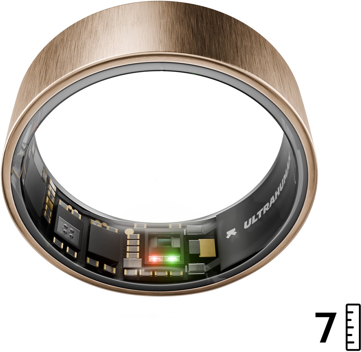 Ultrahuman AIR Smart Ring, Rose Gold - Grootte 7