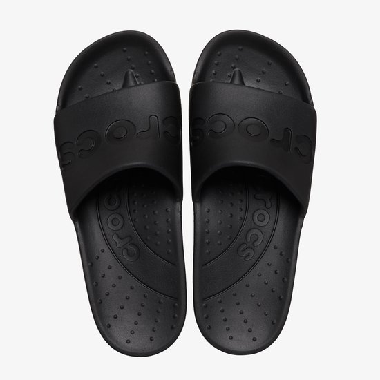 Tongs de bain Crocs Slide noires pour hommes - Taille 41/42