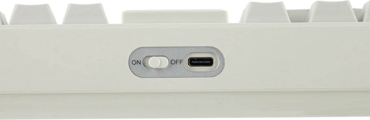 EPOMAKER RT100 Pro - Mechanisch Draadloos Toetsenbord - 100% - QWERTY - Retro Mechanical Keyboard met Draaiknop en Mini Scherm - Flamingo Switch - Retro White thumbnail 7