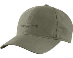 Carhartt Canvas pet met geborduurde graphic - Groen