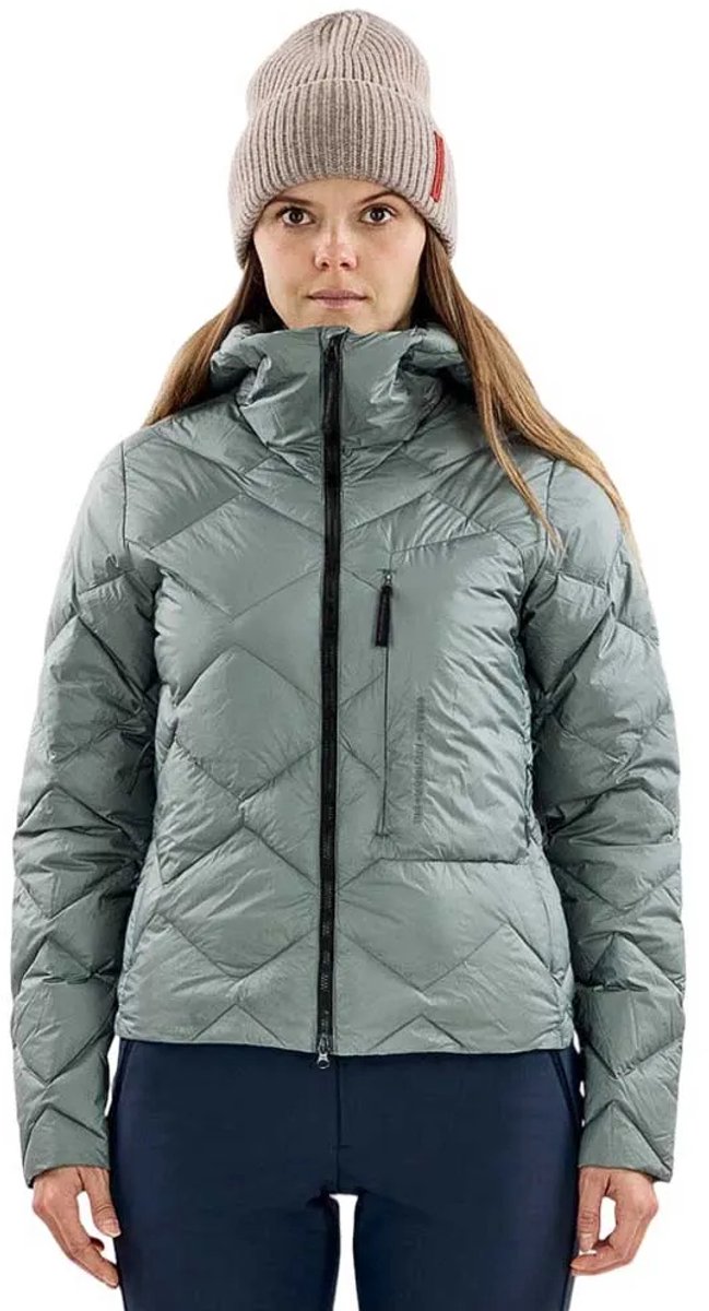 The Mountain Studio Ultralight Hood Gore-tex® Donzen Jas Groen XS Vrouw