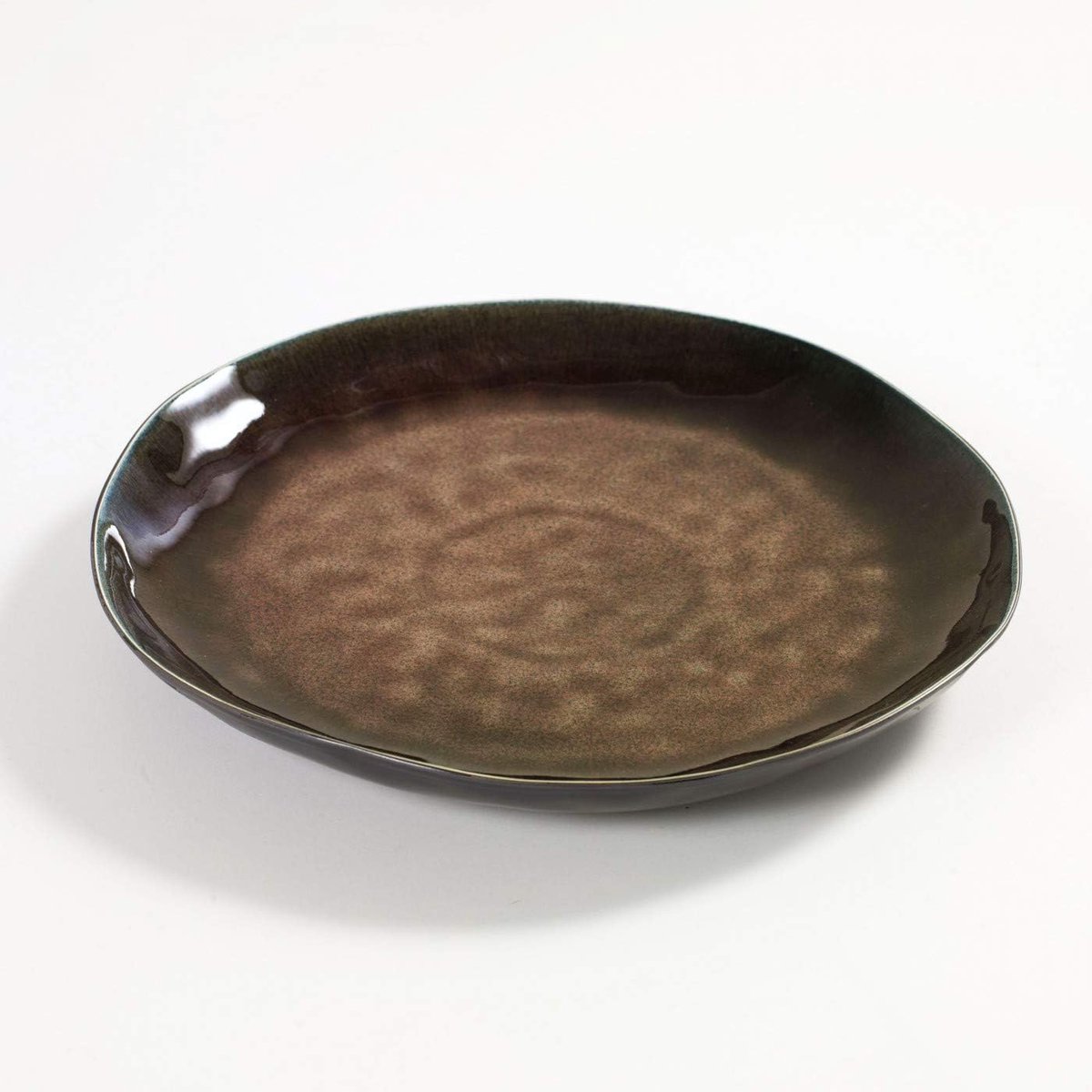 Dinerbord - Bord Tekens - Eten Serveren - Vaatwasserbestendig - 31 cm - Bruin