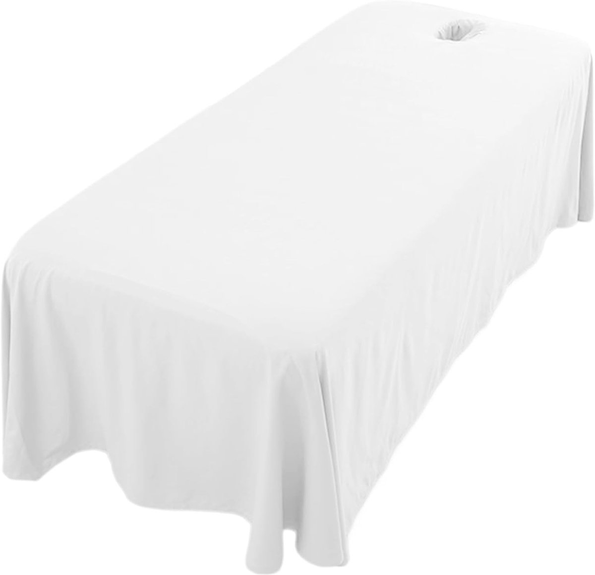 Massagetafelhoes - Massagelaken - Professionele Massage - Met Gezichtsuitsparing - 285 x 170 cm - Wit