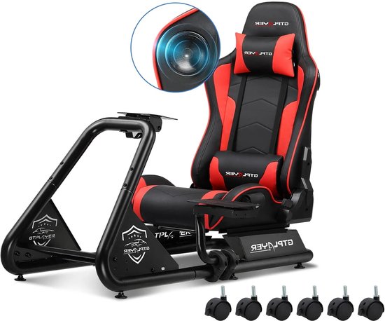 Sim Racing Cockpit – Racing Simulator Stoel – Racer Cockpit – Simulatie ...