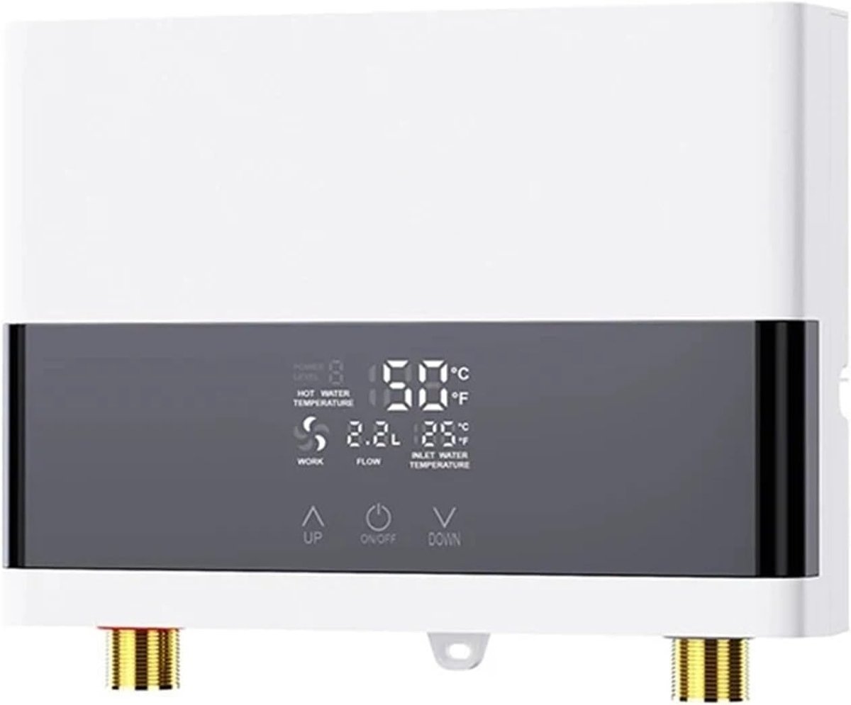 Doorstroomverwarmer - Elektrische Boiler - Direct Warm Water - Wandmontage - 220 x 178 x 60 mm - Wit