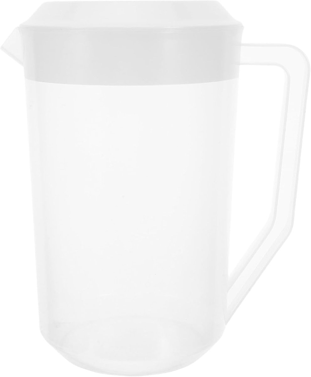 Waterkan met Maatverdeling - Koelkastkan Sapdispenser - Dranken Serveren - Koud- en Hittebestendig - 18x285 cm - Wit