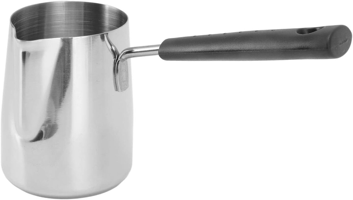 Koffiekan RVS - Melkopschuimer - Latte Cappuccino - Grote Capaciteit - 1000 Ml - Zilver