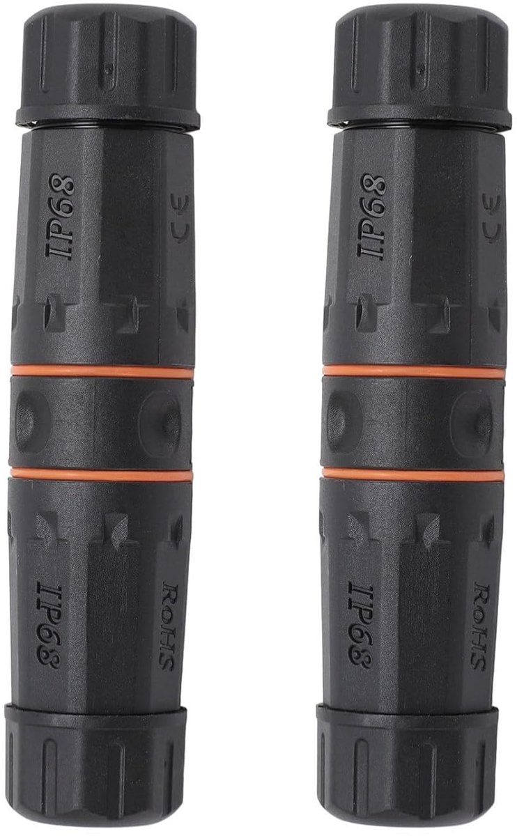 Ethernet Koppeling - RJ45 Connector - Netwerk Uitbreiding - Gereedschapsloze Installatie - CAT6A Standaard - Zwart
