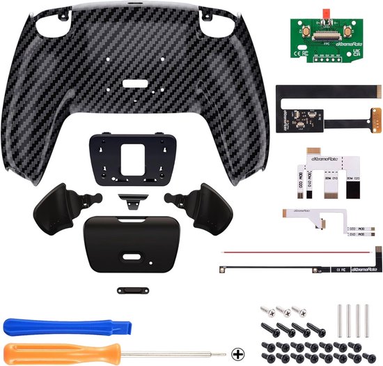 Remap Kit Controller - Upgrade Kit - Professioneel Gamers - 2 Extra Knoppen - 9x9x1.5 cm - Carbon Fiber — afbeelding 3