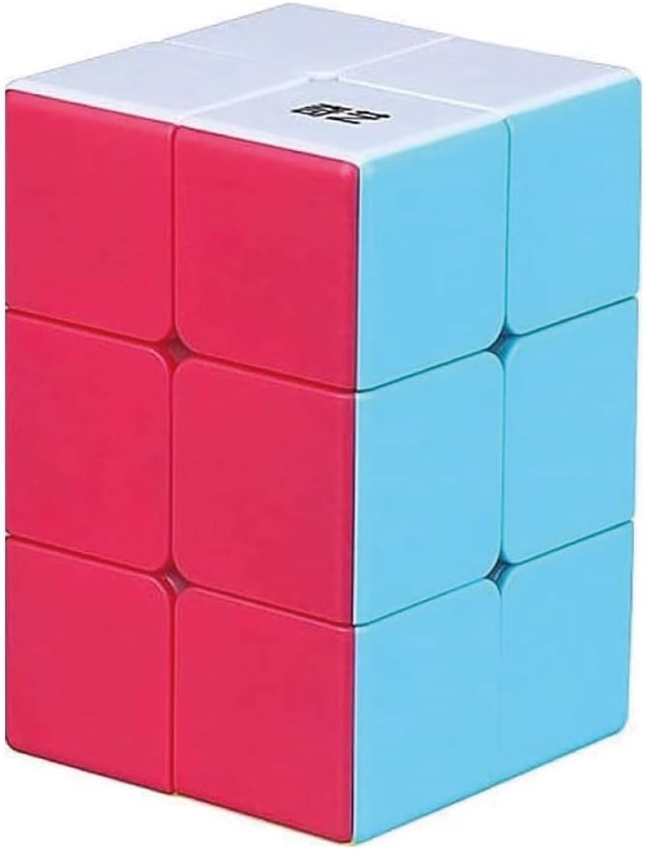 Toverkubus 2x2x3 - Combinatiepuzzel Hersenkraker - Speedcubing Verzamelen - Innovatieve Anti-Pop Structuur - 6.1 x 4.9 cm - Kleurenpuzzel