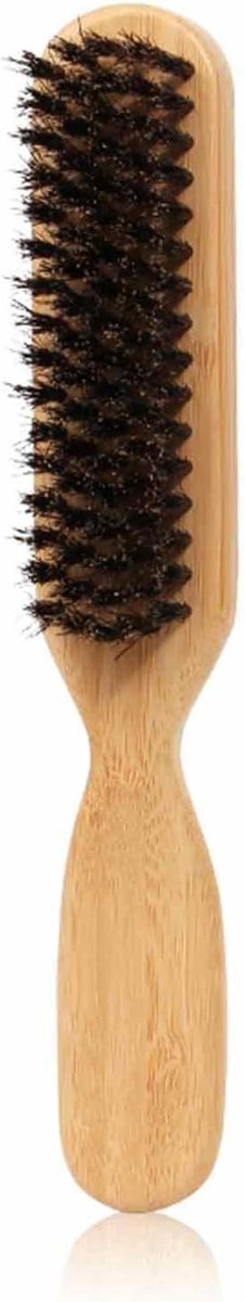 Baardborstel - Gezichtsverzorgingstool - Dagelijkse styling - Natuurlijke textuur - 15.5 cm
