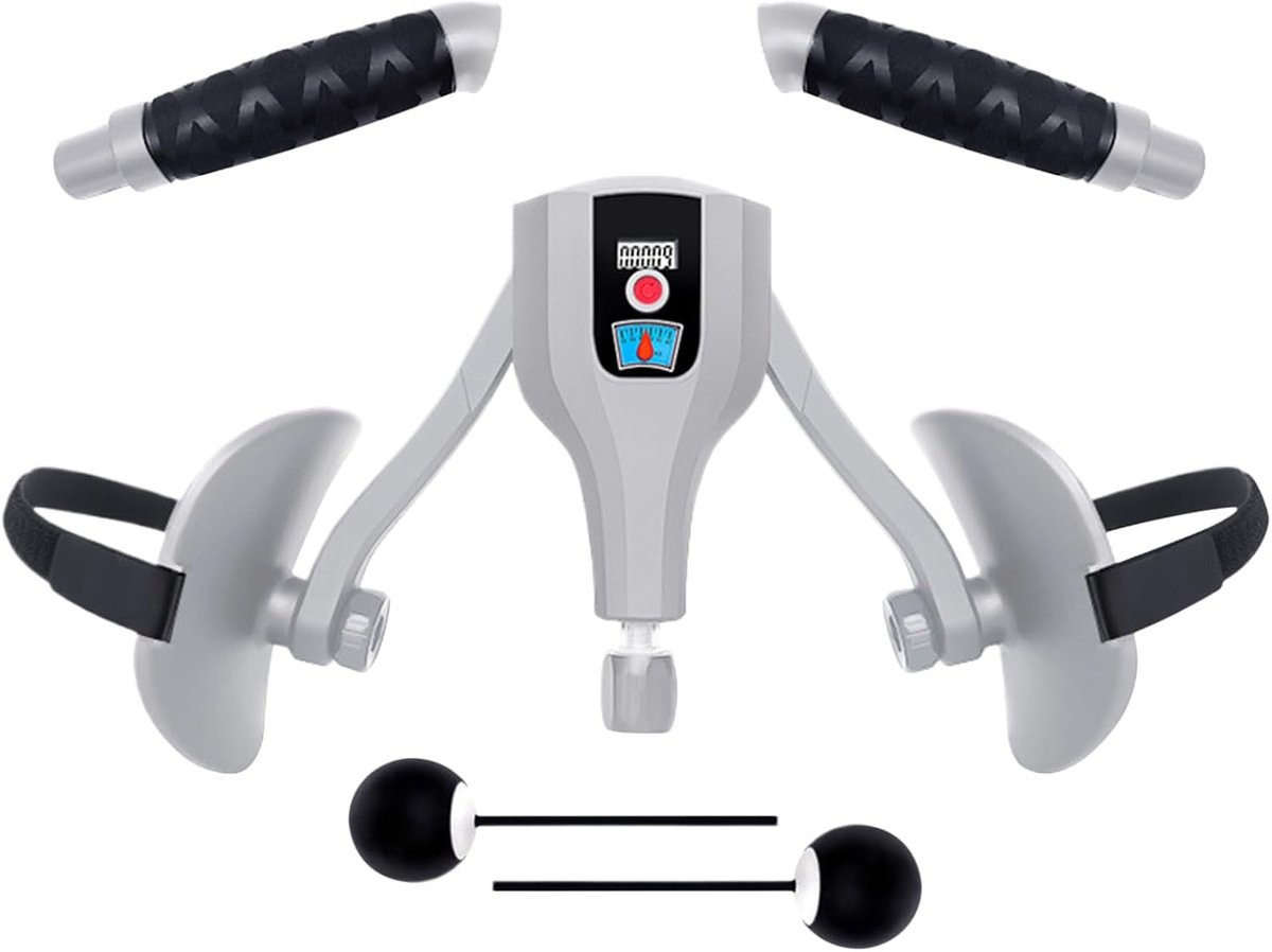 Bekkenbodem Trainer - Heup Trainer - Spierherstel Bekken - Verstelbare Weerstand - 34 x 24 x 12 cm - Lichtgrijs