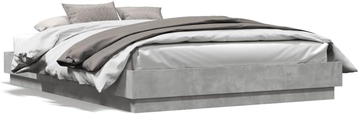Bedframe met verlichting - Platformbed - Slaapkamer inrichting - Geïntegreerde LED-strips 