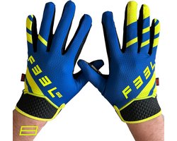 Sim Racing Handschoenen - Racehandschoenen Stuur - Precisie Besturen - Hyperlicht Materiaal - Maat XS - Blauw Geel