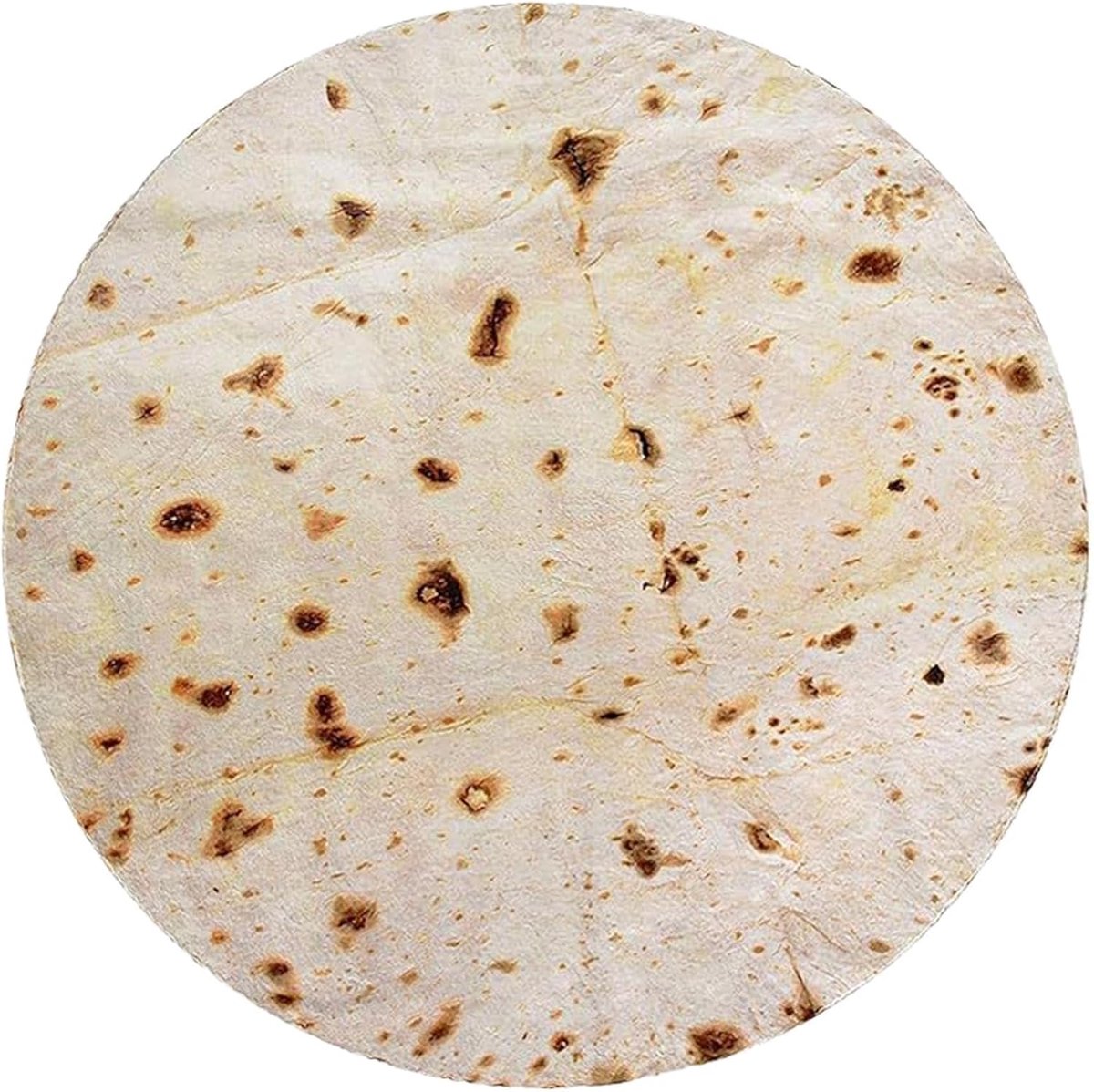 Burrito Wikkeldeken - Voedseldeken Pluche - Gezellig Ontspannen - Creatief Design - 150 x 150 cm