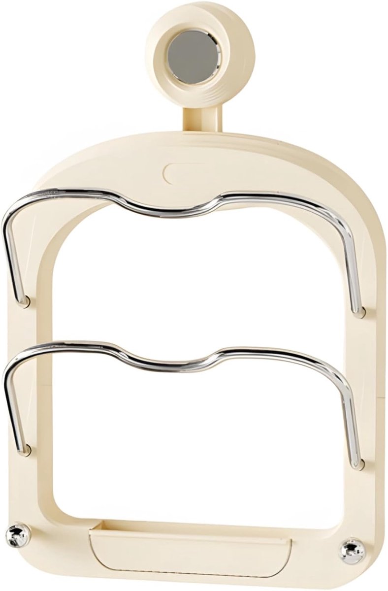 Pannendekselhouder - Keuken Organizer - Keuken Opbergen - Dubbele Laag - 315 x 208 cm - Beige