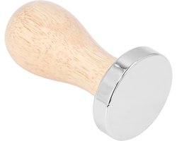 Koffie Stamper - Espresso Maker - Perfecte Espresso - Afneembaar Ontwerp - 49 mm Diameter - Natuurlijk Hout