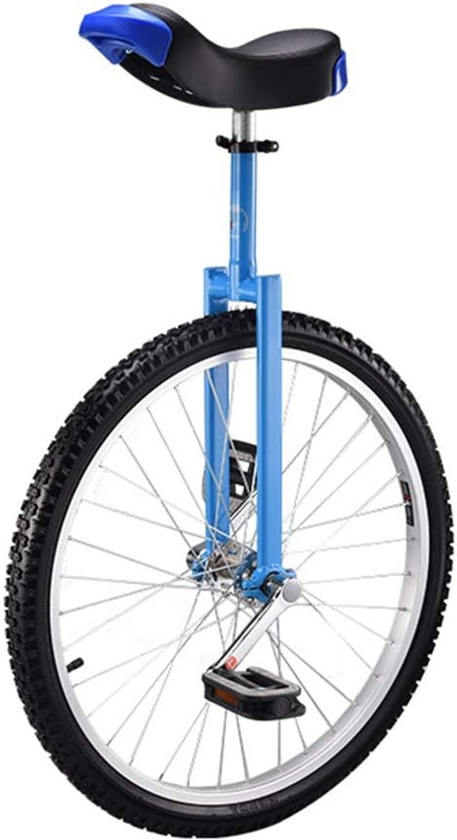 Eenwieler Balansfiets Buitensport Fitness Hoge Belasting 24 Inch Wiel Blauw
